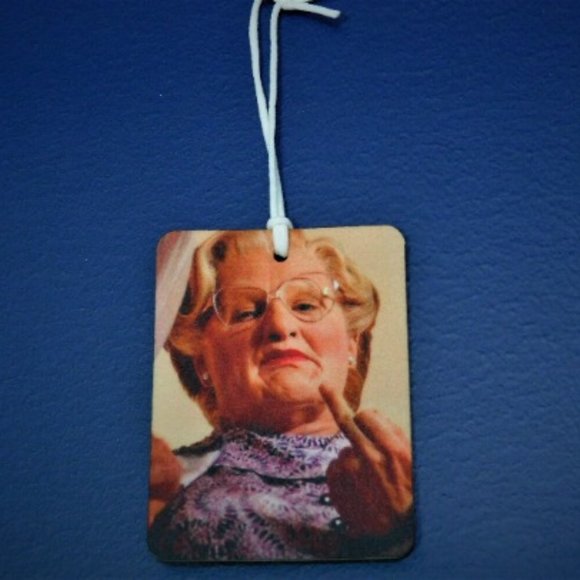 Désodorisant  madame doubtfire (sans odeur) - Air freshner for car no scent - Picture 1 of 3